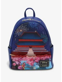 LNGEFLY Loungefly Disney Mulan Castle Mini Backpack