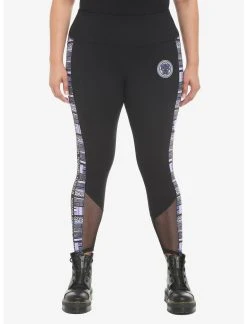 HUNIVERS Her Universe Marvel Black Panther: Wakanda Forever Geometric Stripe Leggings Plus Size