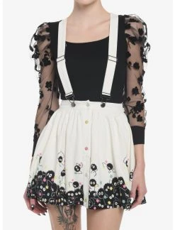 HUNIVERS Her Universe Studio Ghibli Spirited Away Soot Sprites Star Candy Suspender Skirt